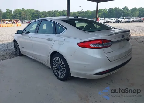 2018 Ford Fusion Hybrid Platinum из США, поврежденный, VIN 3FA6P0RU0JR148779